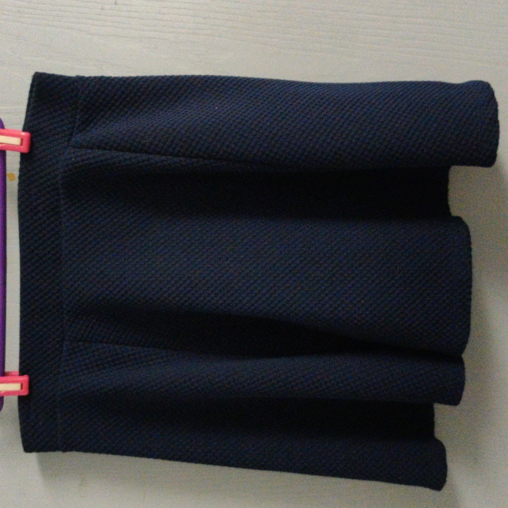 Blue A Line Skirt